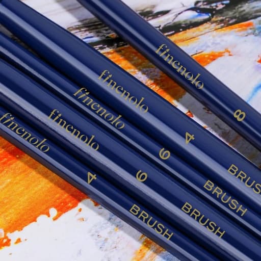 Deli Deli EC277 Watercolor Brush Set | Premium Artist Paint Brushes for Watercolor, Acrylic & Gouache stationary, toys &… — thumbnail 4 of 5