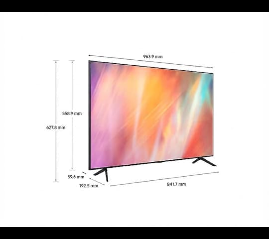 Samsung Samsung 43 Inch Ultra HD 4K Smart TV UA43AU7700 | Crystal UHD LED TV electronics — thumbnail 2 of 2
