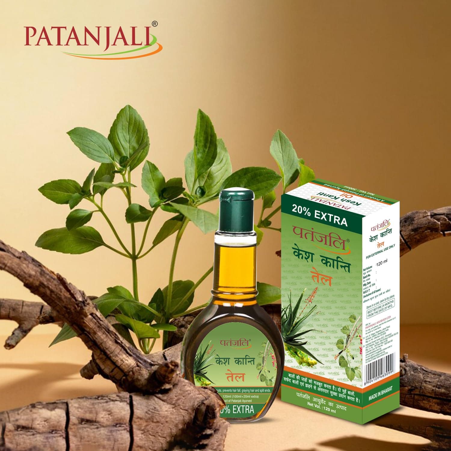 Patanjali Patanjali Kesh Kanti Ayurvedic Hair Oil 120ml for Strong & Healthy Hair daily essentials & lifestyle — thumbnail 3 of 6