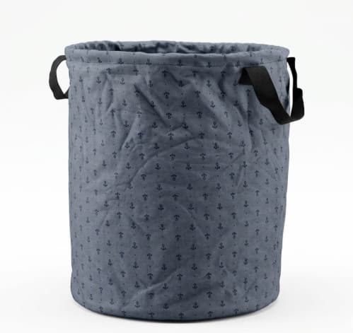 Durable Polycotton Foldable Laundry Bags (45L) – Waterproof & Washable