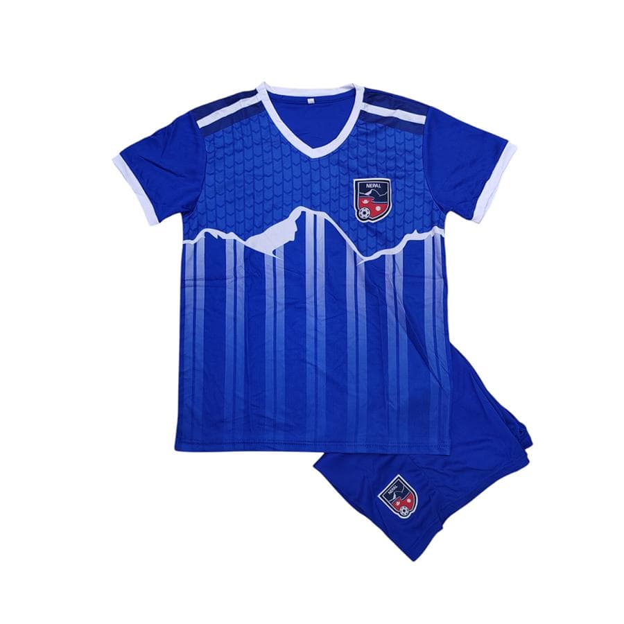 Nepal Football Adult Jersey Blue | Official Style Soccer Shirt