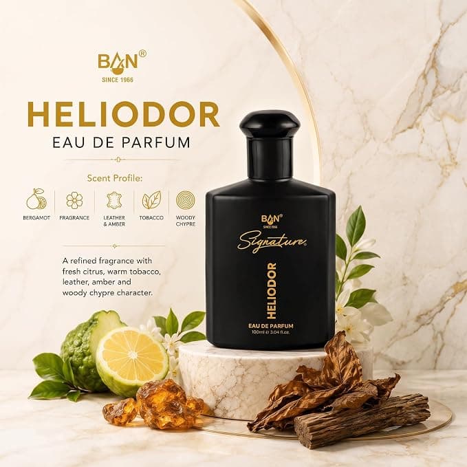 Signature SIGNATURE HELIODOR Eau De Parfum 100ML | Long Lasting Perfume for Men | Woody Chypre Fragrance | Bergamot,… — thumbnail 2 of 6