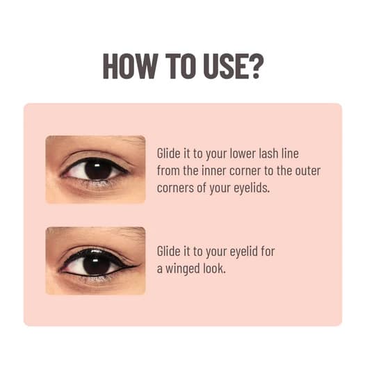 Swiss Beauty Swiss Beauty Soft Kohl Kajal | Long-Lasting Waterproof Eye Kajal daily essentials & lifestyle — thumbnail 5 of 8