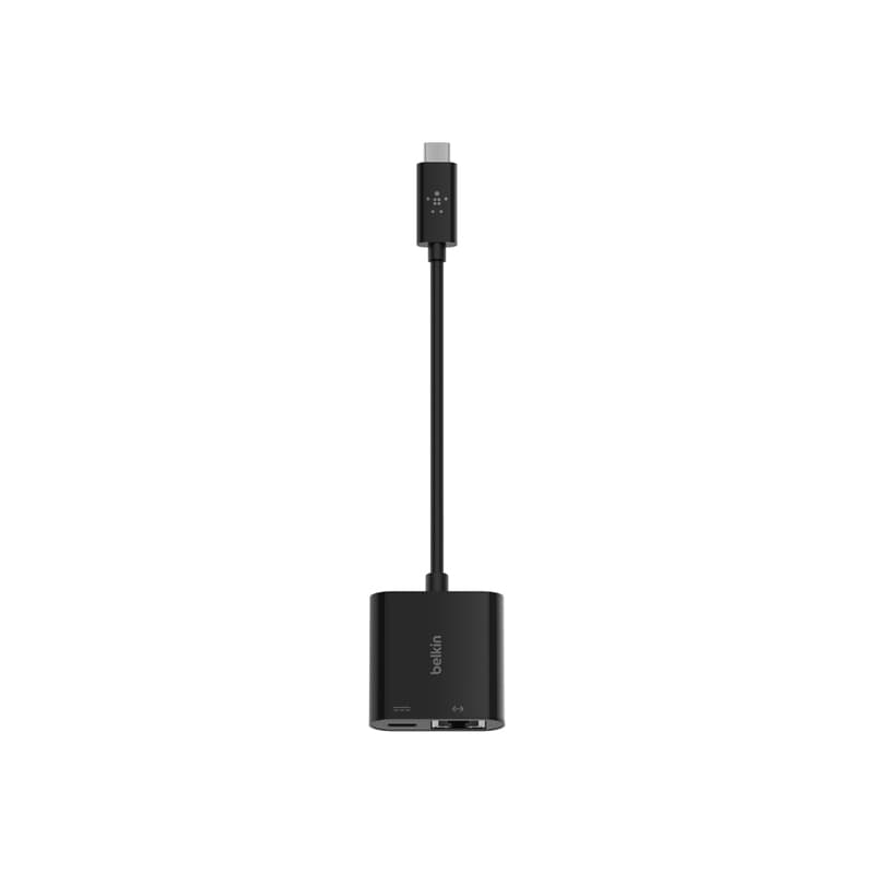 Belkin Belkin USB-C to Ethernet + Charge Adapter INC001btBK electronics — thumbnail 2 of 3