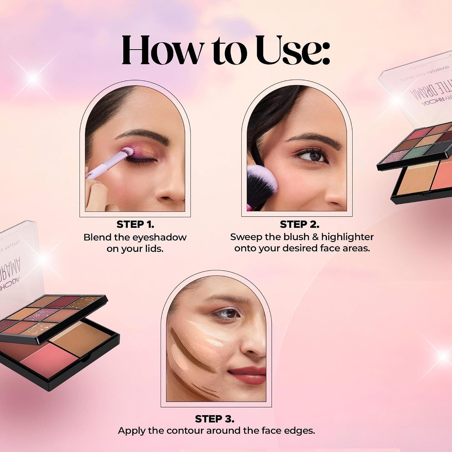 HILARY RHODA Hilary Rhoda Transform Face Palette | All-in-One Makeup Palette daily essentials & lifestyle — thumbnail 2 of 7