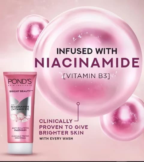 Ponds Pond's Bright Beauty Anti-Dullness Face Wash 100gm daily essentials & lifestyle — thumbnail 2 of 2