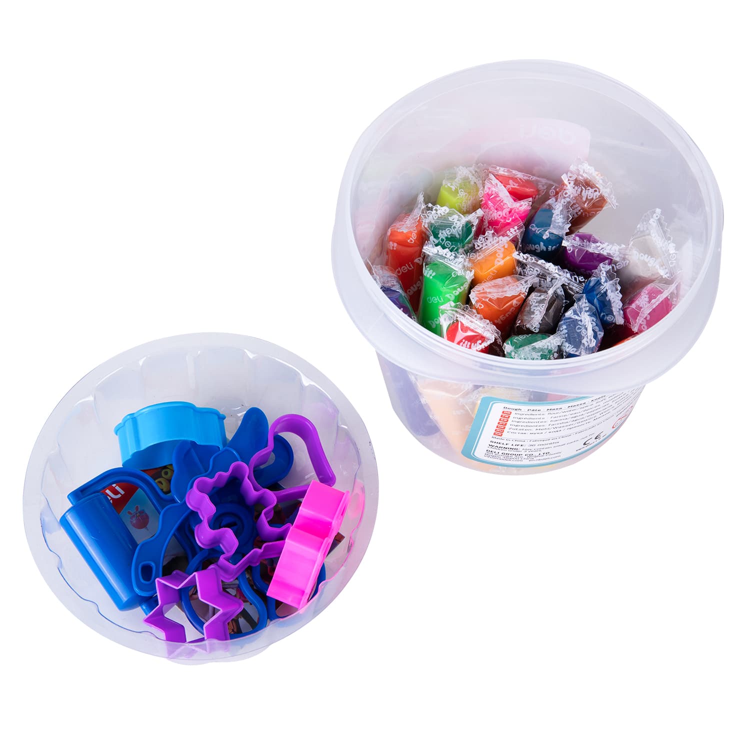 Deli Deli ED75386 Explora Dough Set 24 Colors Modeling Clay with 5 Molds & 3 Tools stationary, toys & sports — thumbnail 5 of 5