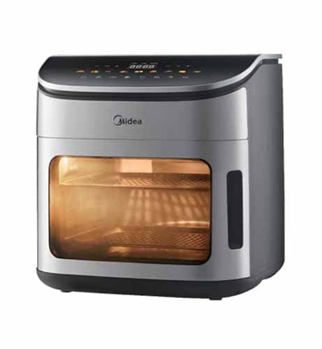 Midea 12 Liter Digital Air Fryer – Extra Large Capacity Oil-Free Smart Cooking Air Fryer for Family Kitchen