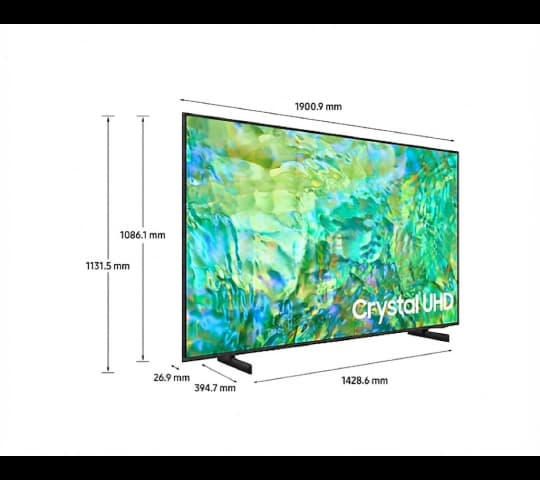 Samsung Samsung 85 Inch Crystal Ultra HD 4K Smart TV UA85CU8000 | Tizen Smart TV electronics — thumbnail 2 of 2