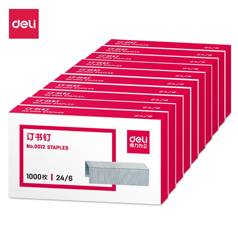 Deli Deli-0012 Staples – Premium Quality Office & School Staple Pins stationary, toys & sports — thumbnail 2 of 5