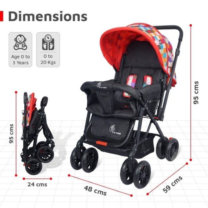 R For Rabbit R for Rabbit Lollipop Lite Baby Stroller-STLPBM2 (0-3years) daily essentials & lifestyle — thumbnail 2 of 6