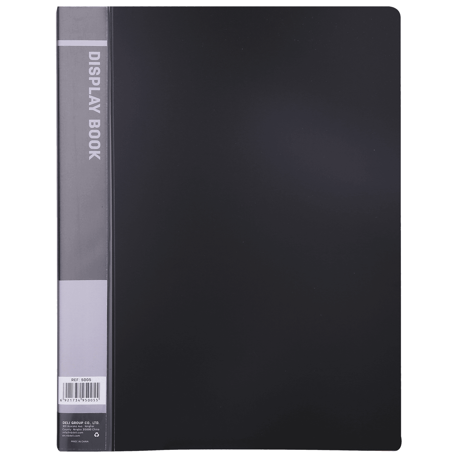 Deli E5005 Office Display Book | A4 Presentation Folder with Clear Plastic Sleeves