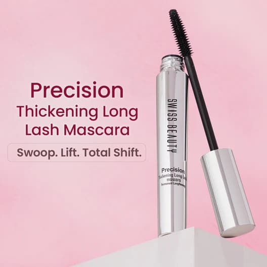 Swiss Beauty Swiss Beauty Precision Mascara | Long Lasting Volume & Length Mascara daily essentials & lifestyle — thumbnail 6 of 7