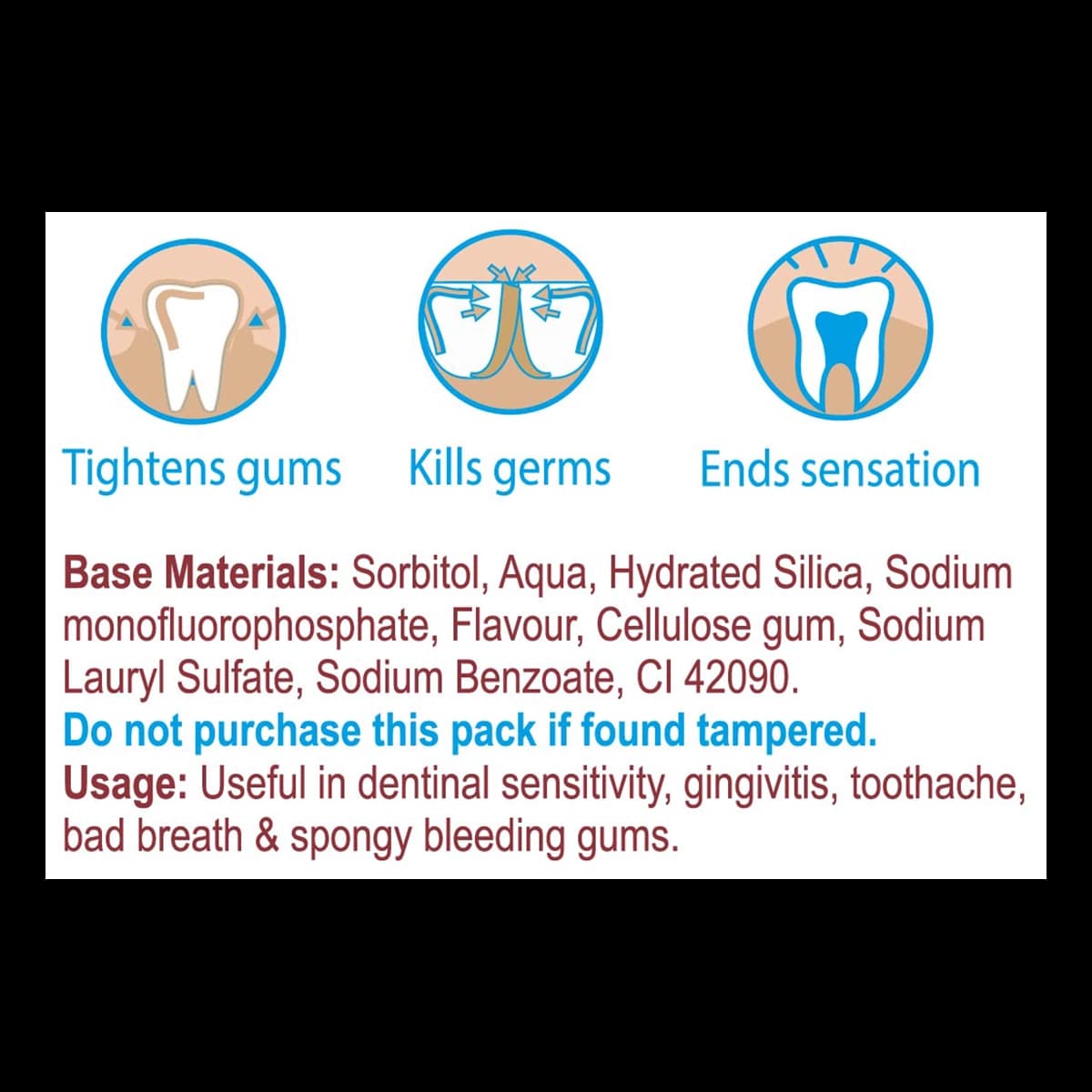 Patanjali Patanjali Dant Kanti Medicated Oral Gel Toothpaste 100GM daily essentials & lifestyle — thumbnail 5 of 6