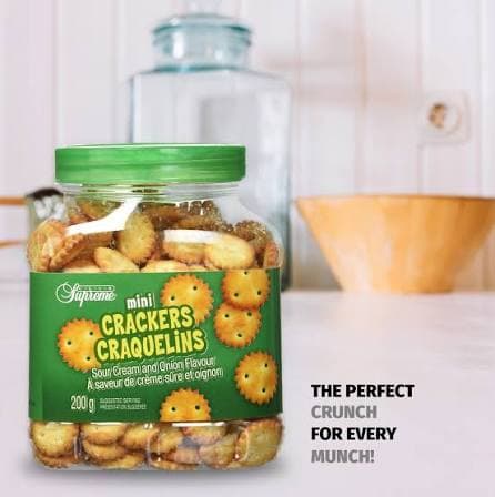 Dynas Dyans Mini Crackers Jar 227 gm Sour Cream | Crispy & Creamy Snack daily essentials & lifestyle — thumbnail 4 of 4