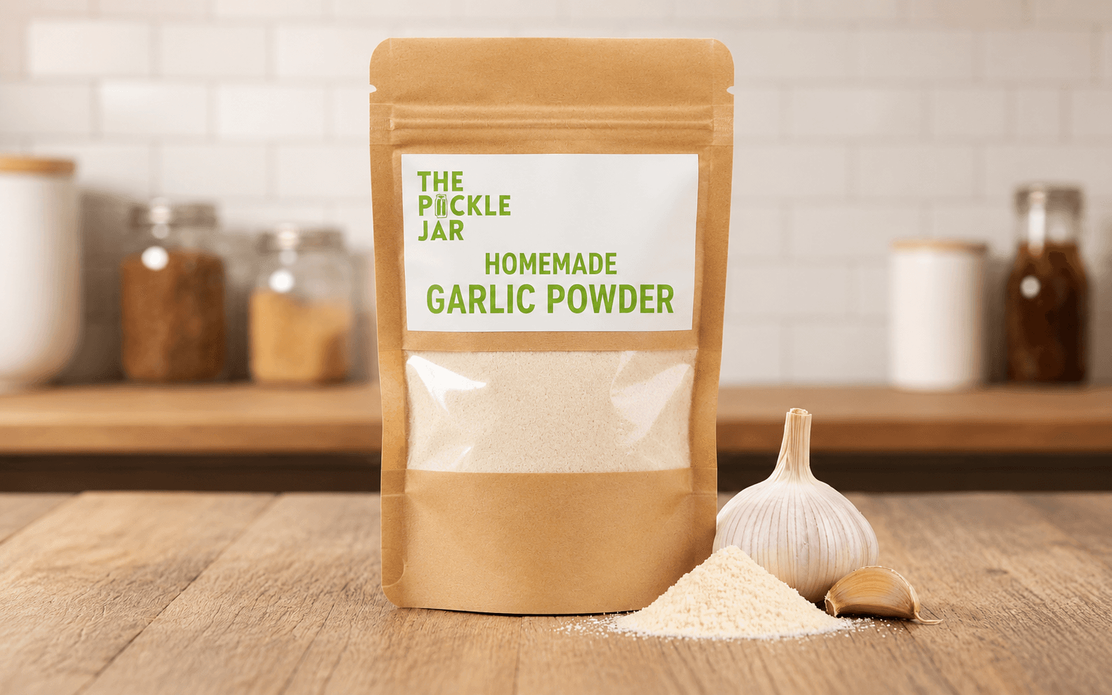 The Pickle Jar Homemade Garlic Powder 200g – Premium Natural Seasoning