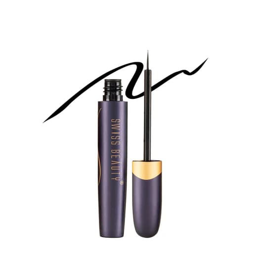 Swiss Beauty High Tech Eyeliner | Waterproof & Smudge Proof Liquid Eyeliner