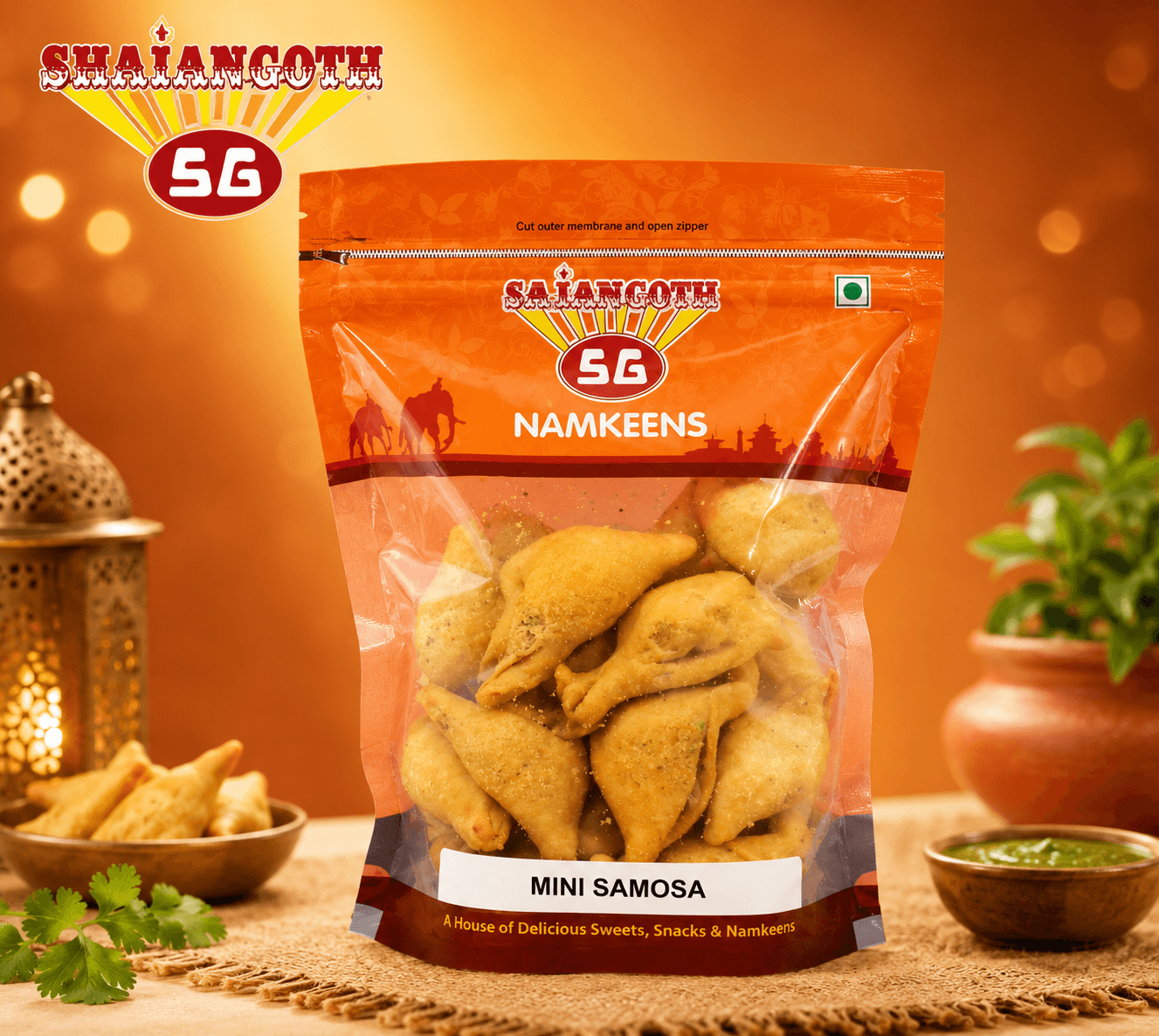 Sajan Goth Mini Samosa Namkeen 300gm