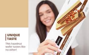 Lady Sarah Lady Sarah Cream Filled Hazelnut Wafer 200g – Crispy Hazelnut Wafer Biscuits daily essentials & lifestyle — thumbnail 5 of 7
