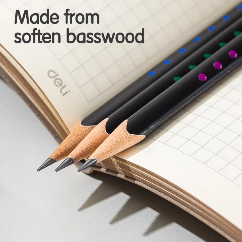 Deli Deli EC7 HB Graphite Pencil – Premium Wooden Writing & Drawing Pencil stationary, toys & sports — thumbnail 5 of 5