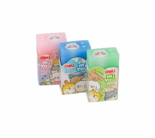 Deli Eraser UH330 Soft Rubber Eraser for Clean & Smudge-Free Writing