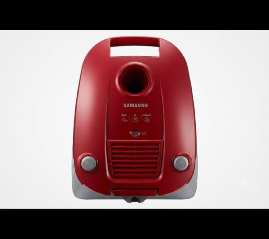Samsung VCC4190V37 Canister Bagged Vacuum Cleaner with Easy Dust Blowing, 3L Dust Capacity