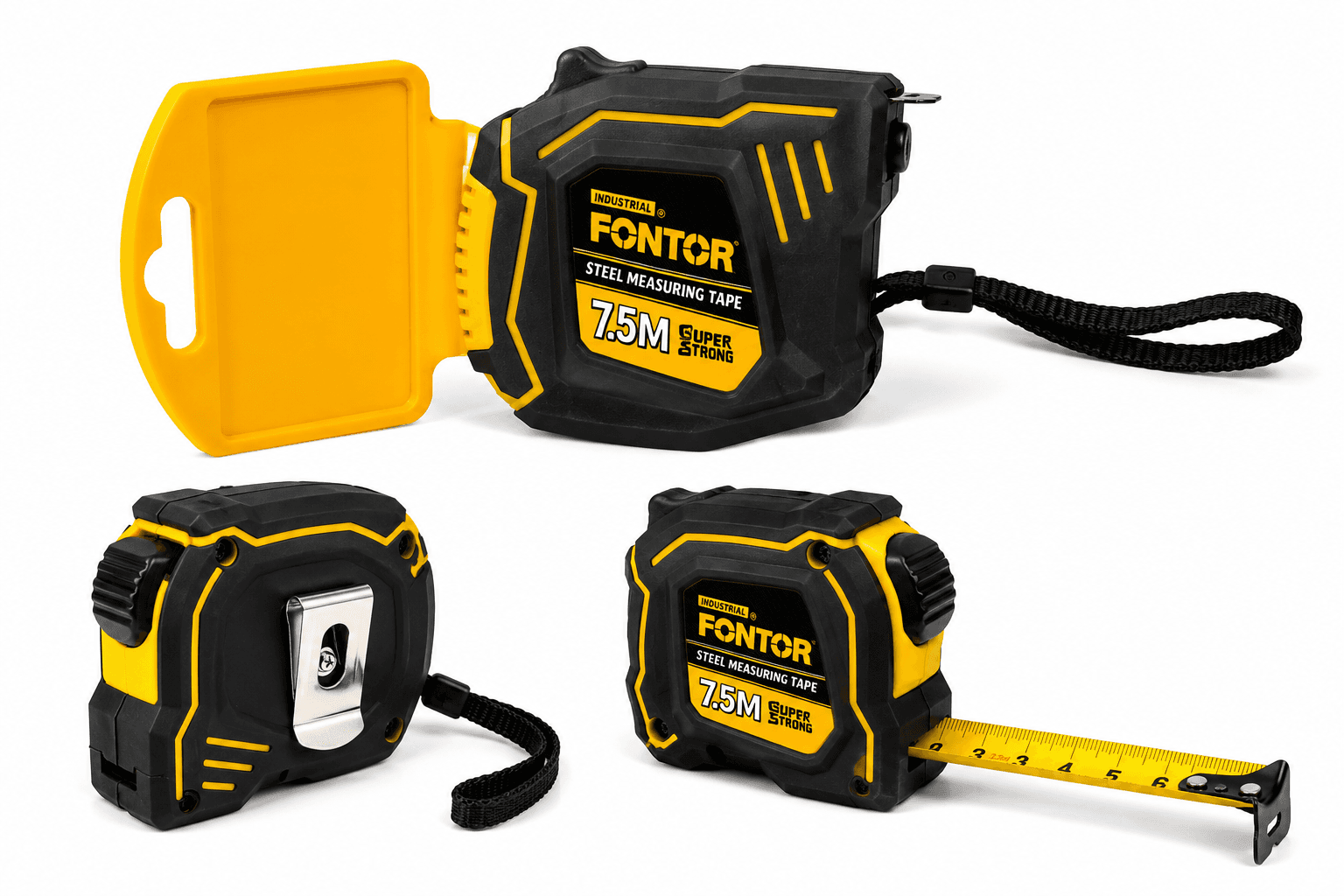 Fontor Fontor Measuring Tape 7.5M x 25MM 180731 Heavy Duty Steel Tape Measure hardware & machinery — thumbnail 2 of 2