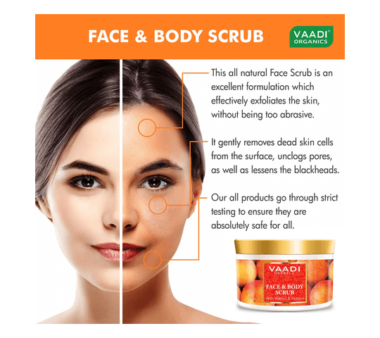 Vaadi Organics Vaadi Organics - Face And Body Scrub With Walnut And Apricot (500 gms) - VH0462 daily essentials & lifestyle — thumbnail 2 of 2