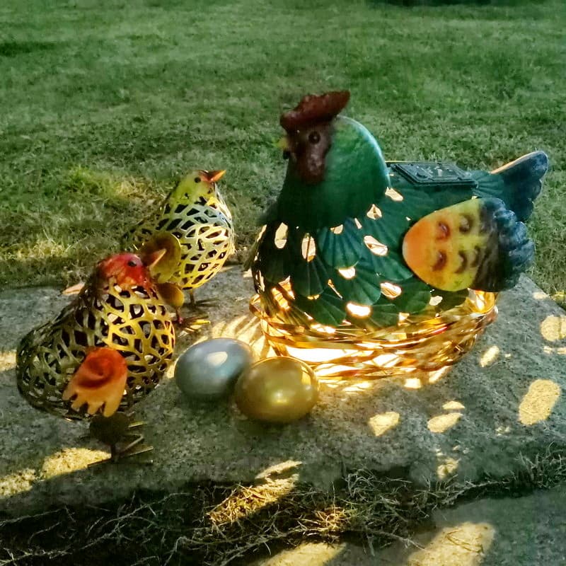 Senwell Senwell Chicken Family Toy Set – Hen, Chick & Egg Figurines Play Set for Kids W-G220135 home decor — thumbnail 2 of 2