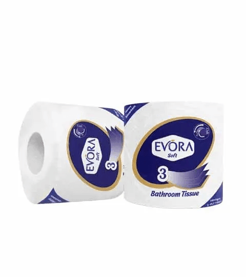 Evora Bathroom Tissue 120 gm – Soft, Strong & Highly Absorbent Toilet Tissue Roll