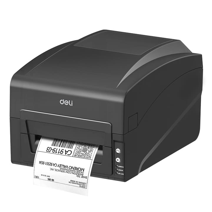 Deli ES352 4 Inch Thermal Transfer Barcode & Label Printer with USB Bluetooth Connectivity