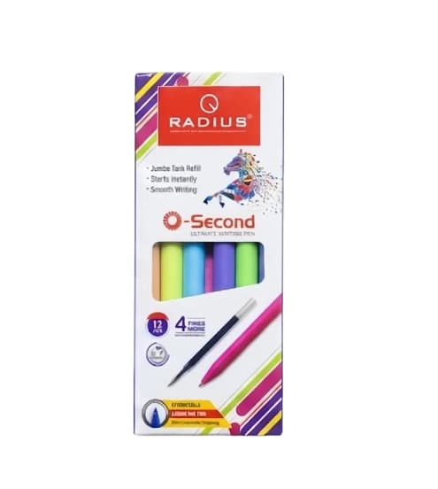 Radius Radius Liquid Ink Pen Pack of 12 Smooth Writing Rollerball Pens stationary, toys & sports — thumbnail 2 of 2