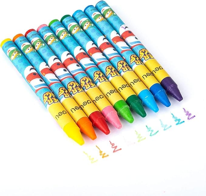 Deli Deli Wax Crayon 12 Colors Superwing EC21000 – Non-Toxic Coloring Crayons for Kids stationary, toys & sports — thumbnail 3 of 3