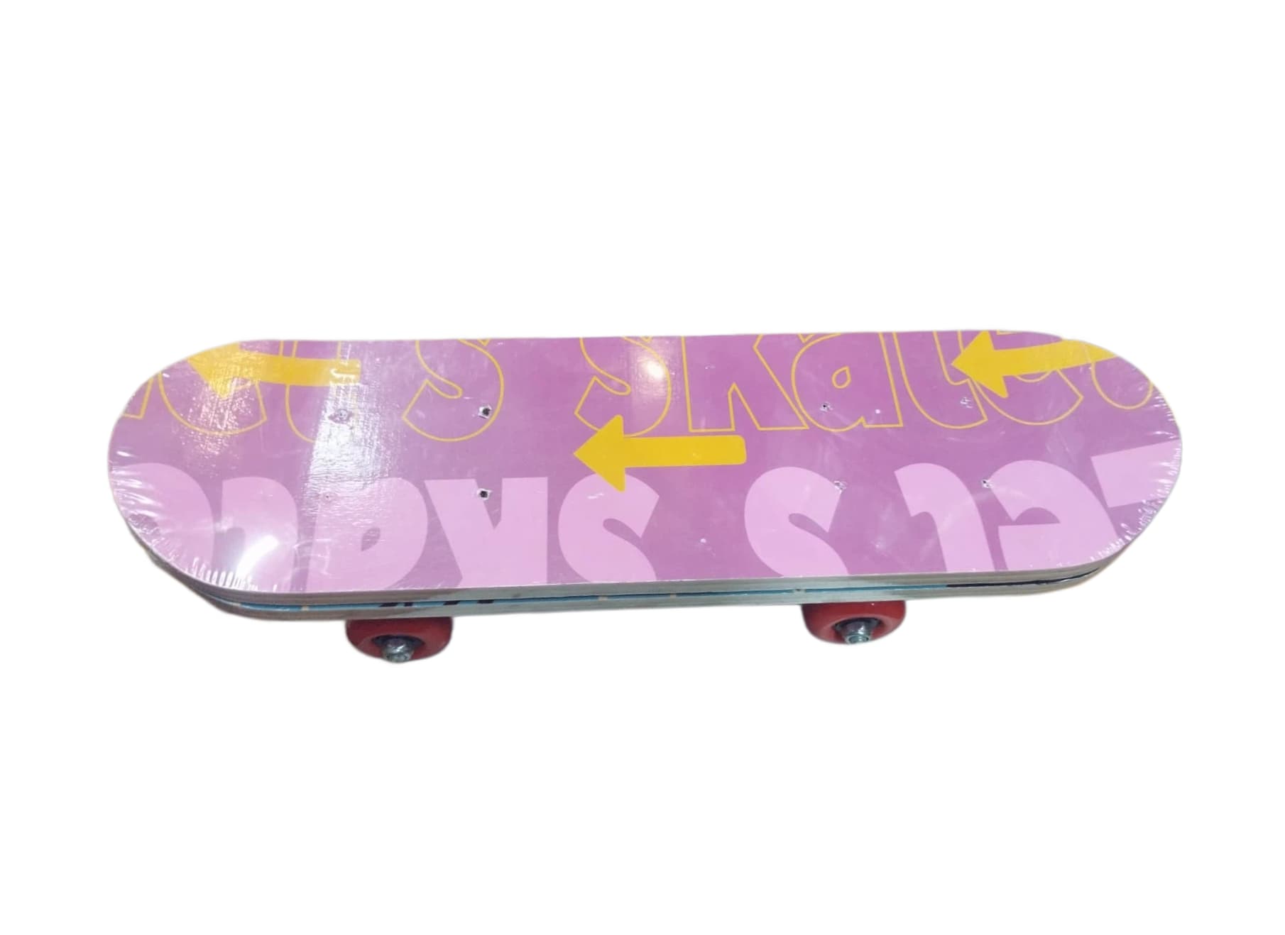 Small Pink Skateboard for Kids | Mini Cruiser Skateboard with Smooth Wheels