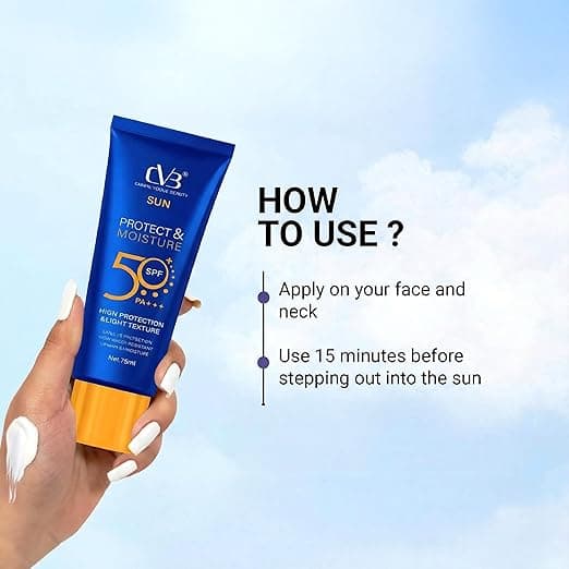 CVB CVB C119 Sun Protect & Moisture SPF 50+++ | High Protection Light Texture Sunscreen daily essentials & lifestyle — thumbnail 7 of 8
