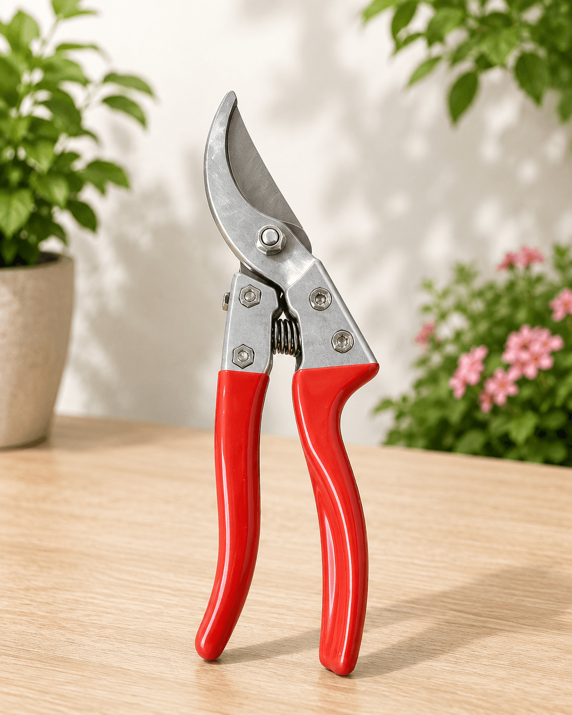 Heavy-Duty Garden Pruning Shears with Metal Blade