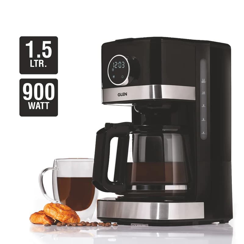 GLEN GLEN Electric Coffee Maker 1.5 Litre with Anti-Drip System 900W (SA9053CM) – Automatic Drip Coffee Machine hardware &… — thumbnail 4 of 5