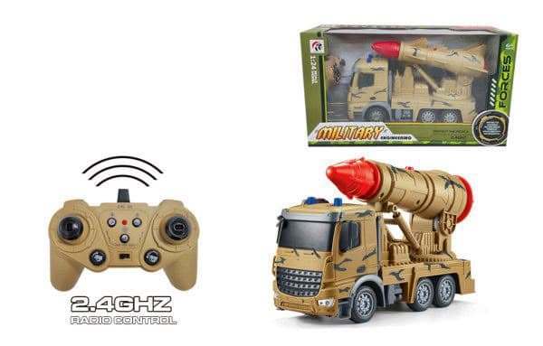 HappyHours RC Military Shoot Battle Vehicle