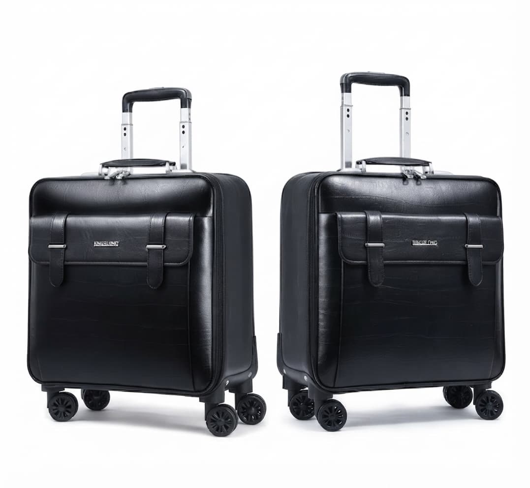Professional PU Leather Business Trolley Luggage daily essentials & lifestyle — thumbnail 2 of 2