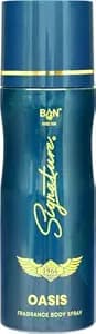 SIGNATURE OASIS Deodorant 150ML for Men | Luxury Long Lasting Body Spray | Fresh Citrus Aromatic Fragrance | Lemon, Bergamot, Mint & Musk | Premium Daily Use Freshness