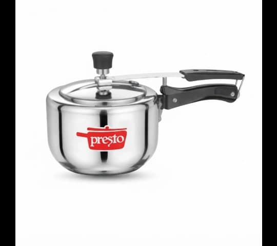 Presto Pressure Cooker Stainless Steel Classic Inner Lid 2 Litre | Induction Base | Durable SS Cooker