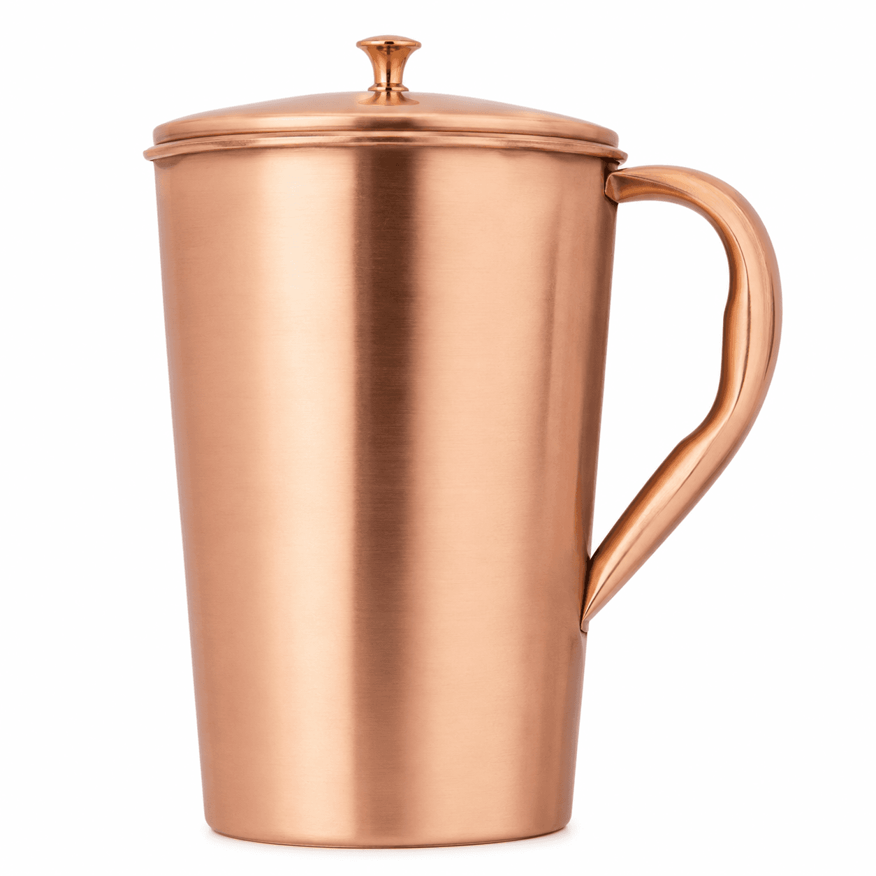 Copper Jug "Regal" – Premium Pure Copper Water Jug with Lid
