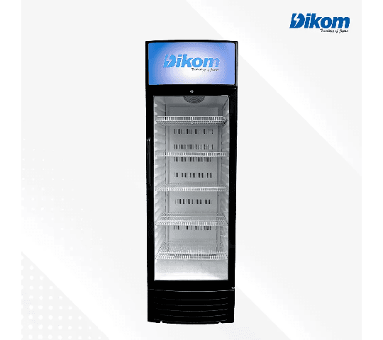 Dikom 380L Upright Cooler TBG-380DKUC – Glass Door Beverage & Display Refrigerator