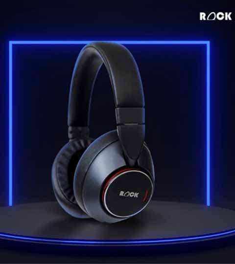 Rock Vibe Headphone – Wireless Bluetooth Headset with Deep Bass & Noise Cancellation