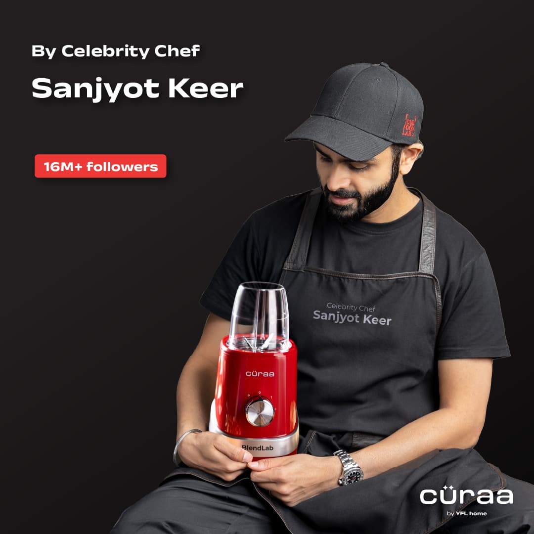 curra Curaa Blendlab Mixer Grinder for Kitchen – 3 Jars, Powerful Red Mixer Grinder for Home Use, Smooth Grinding &… — thumbnail 8 of 11
