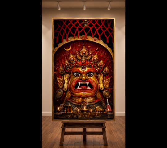 Divine Guardian Lord Bhairab