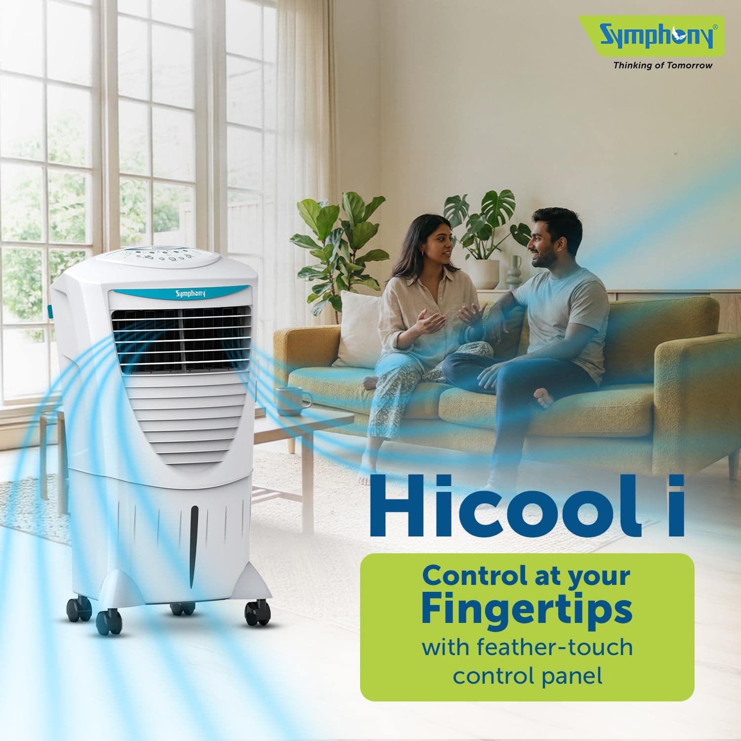 Symphony Symphony Hicool i 31L Air Cooler with i-Pure Technology | Powerful Personal Cooler for Home & Office electronics — thumbnail 7 of 7