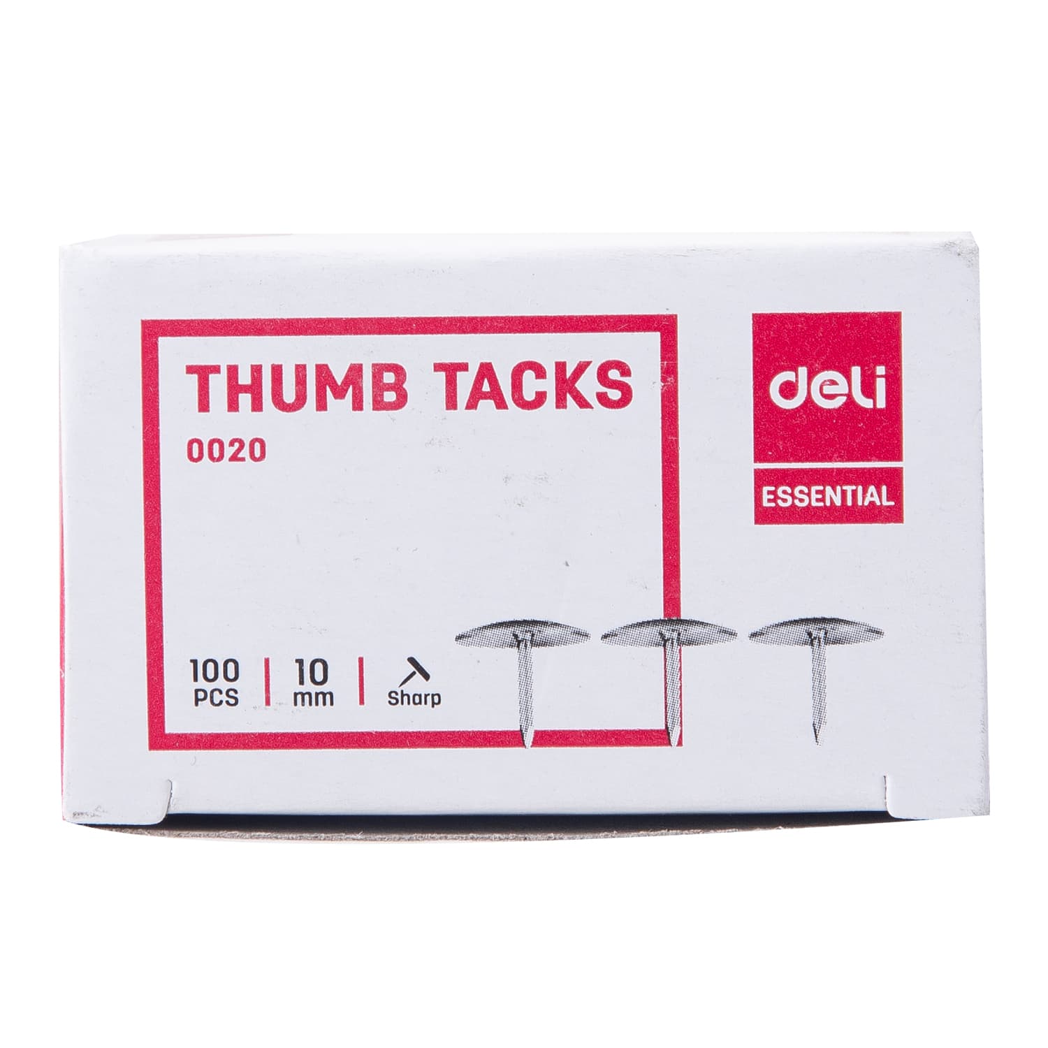 Deli E0020 Thumb Tack – Durable Push Pins for Notice Boards, Cork Boards & Office Use