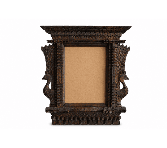 Wooden Frame A4 Size | Handcrafted Traditional Nepali Wooden Photo Frame