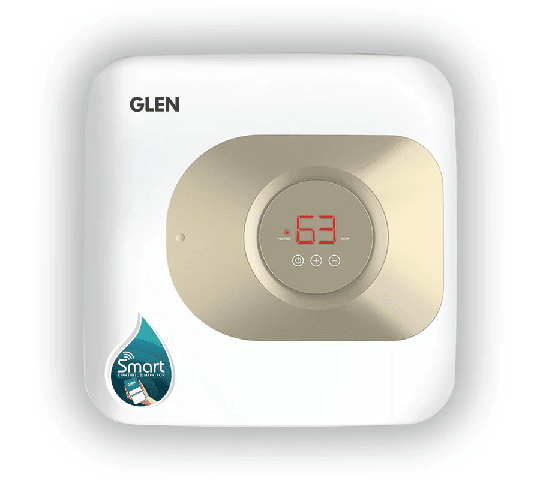 GLEN Smart Water Heater 15 Litre WiFi Enabled with Digital Control & Android App, 2000W – 7055